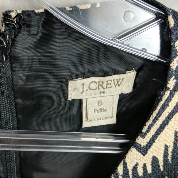 J.Crew size 6 black and white dress sleeve… - Picture 3 of 8